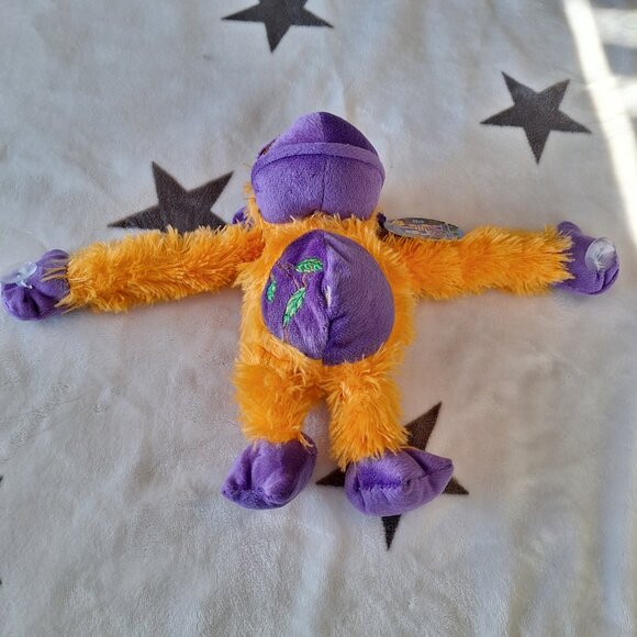 Krazy Monkeys - Makes Monkey Sound When Pressed Purple/Orange Suction Cup Hands - Picture 3 of 12